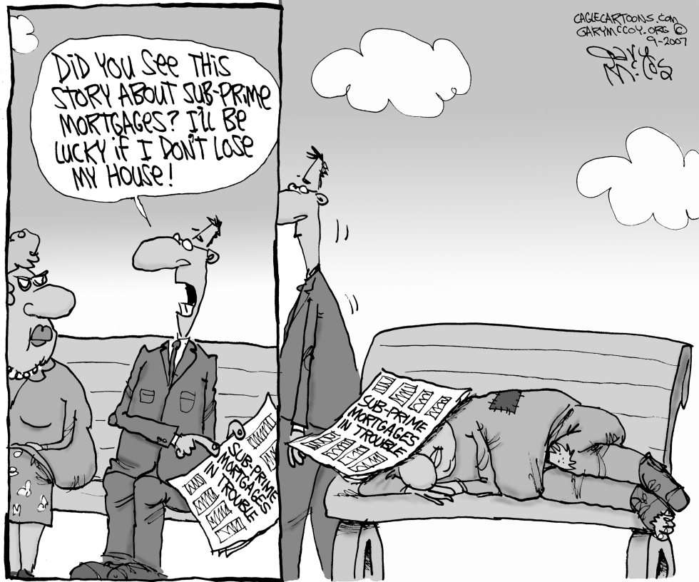 SubPrime Mortgage Homeless