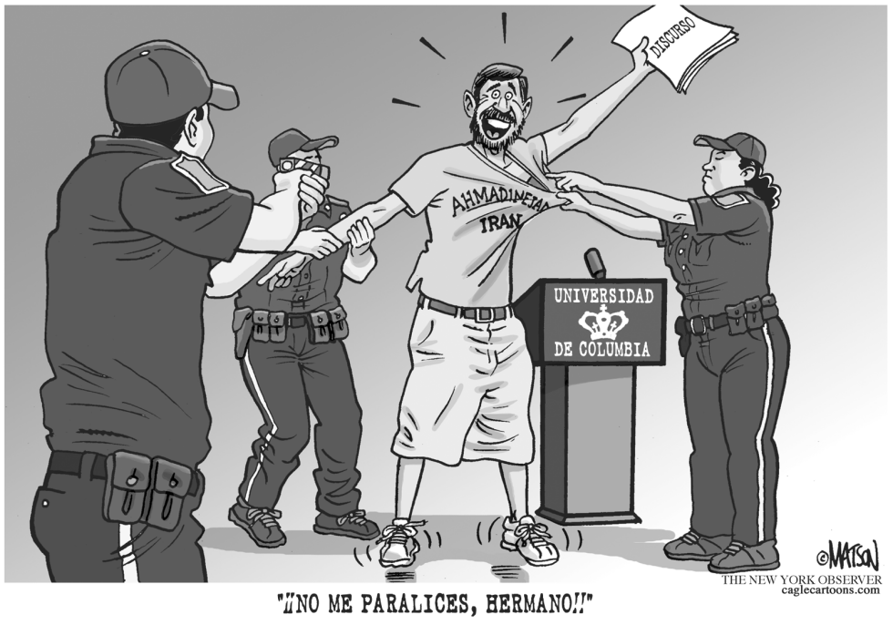 Ahmadinejad en la Universidad de Columbia