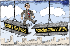 BUSH LIFTS STEEL TARIFF by Monte Wolverton