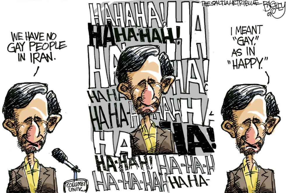  AHMADINEJAD by Pat Bagley