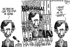 AHMADINEJAD by Pat Bagley