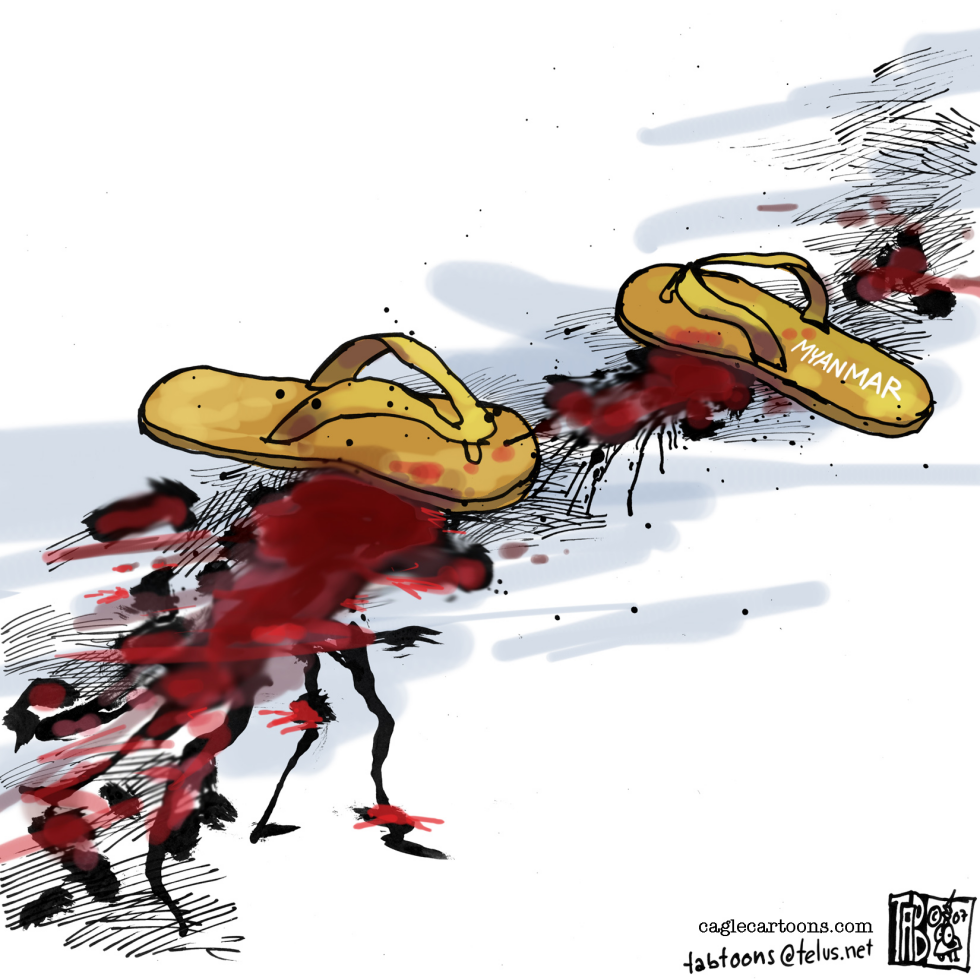 Myanmar crackdown COLOR