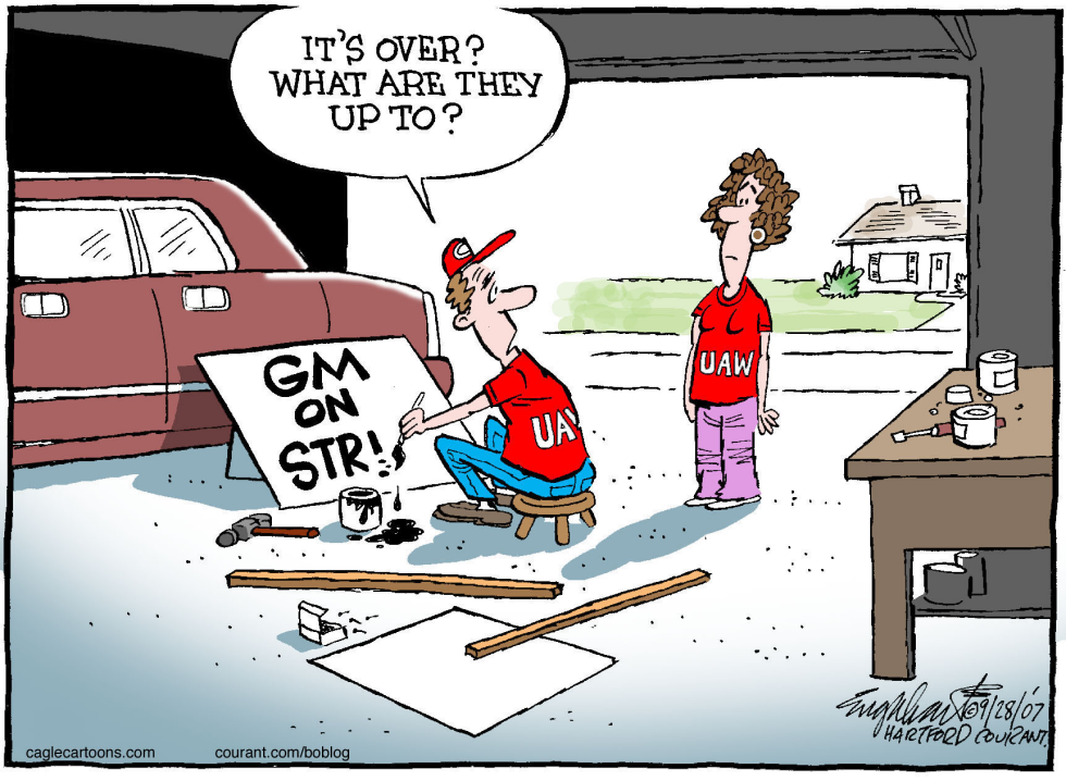  GM STRIKE  by Bob Englehart