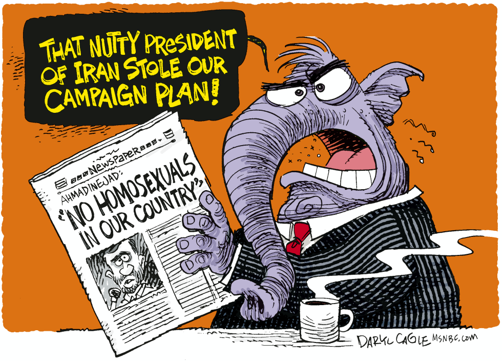  IRAN AND REPUBLICANS  by Daryl Cagle