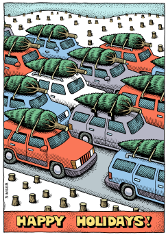 HAPPY HOLIDAYS  VERSION by Andy Singer
