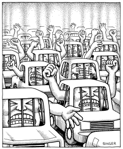 ROAD RAGE BIG VERSION by Andy Singer