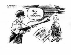MYAMNMAR DEMOCRACY PROTESTS by Jimmy Margulies
