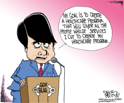 LOCAL IL - GOV BLAGOJEVICH HEALTHCARE  by Gary McCoy
