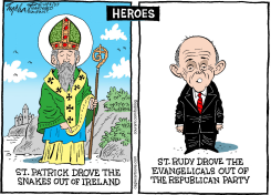 RUDY GIULIANI  by Bob Englehart