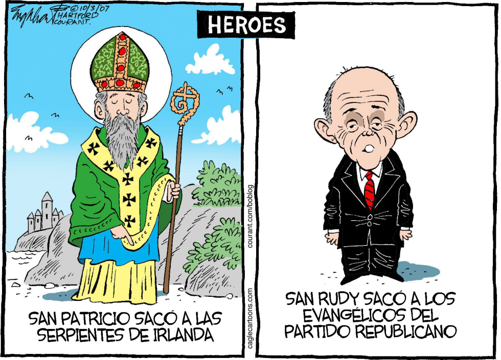  SAN RUDY GIULIANI  by Bob Englehart