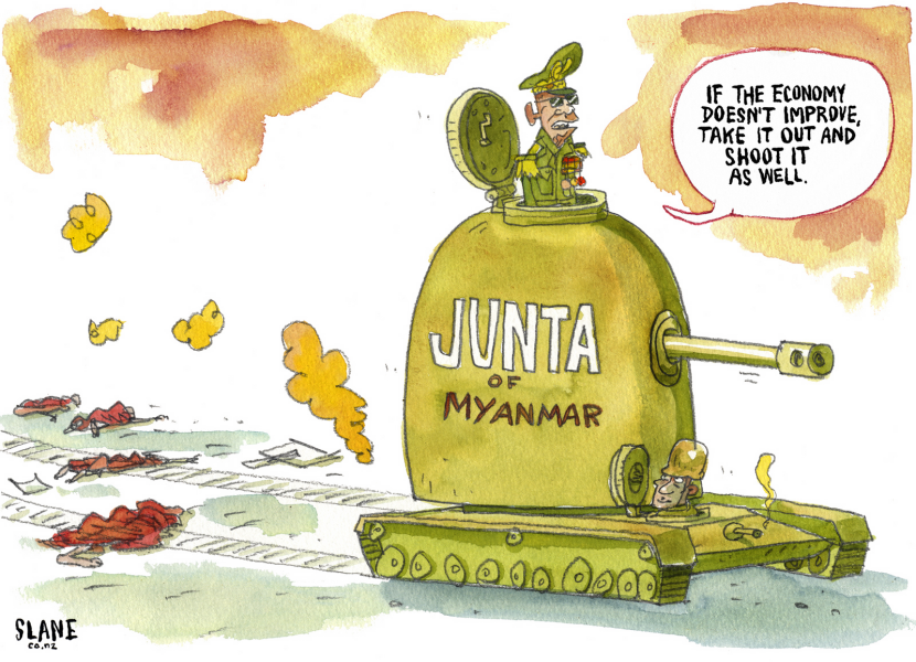 Junta Runs Down Myanmar