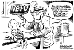 BUSH SCHIP VETO  by Jimmy Margulies