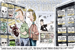 SCARY MASKS by Joe Heller