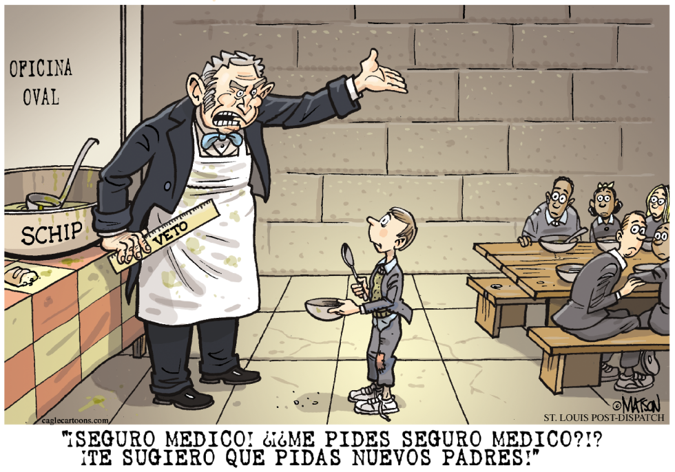 Veto al Seguro Medico Infantil (SCHIP) / COLOR