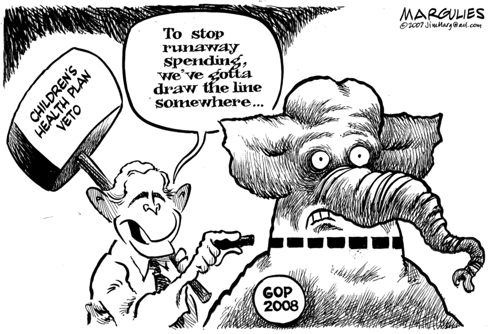 Bush vetoes SCHIP