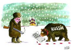 PUTIN AND FREE PRESS -  by Christo Komarnitski
