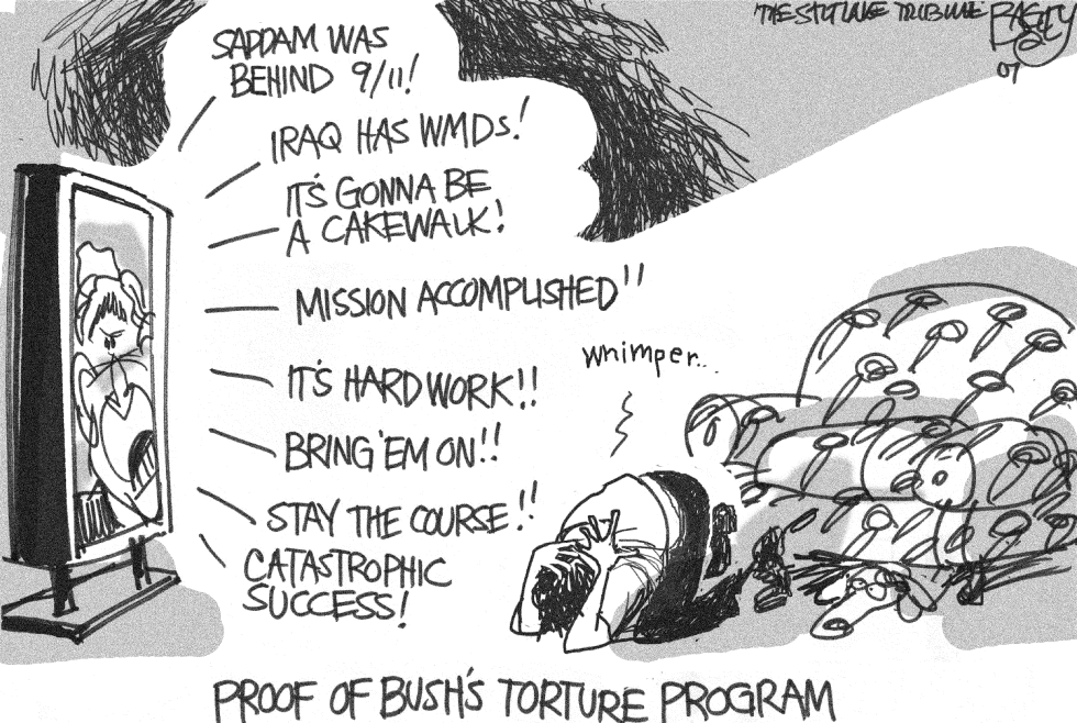  DOMESTIC TORTURE PROGRAM by Pat Bagley