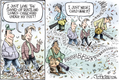 LEAF BLOWERS by Joe Heller