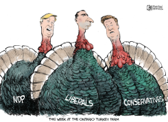 CANADA TURKEYS  by Cam Cardow