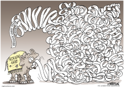 LARRY CRAIG NO QUIERE RENUNCIAR /  by R.J. Matson