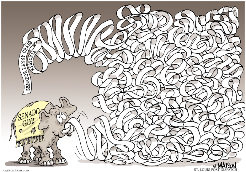 Larry Craig no quiere renunciar / COLOR