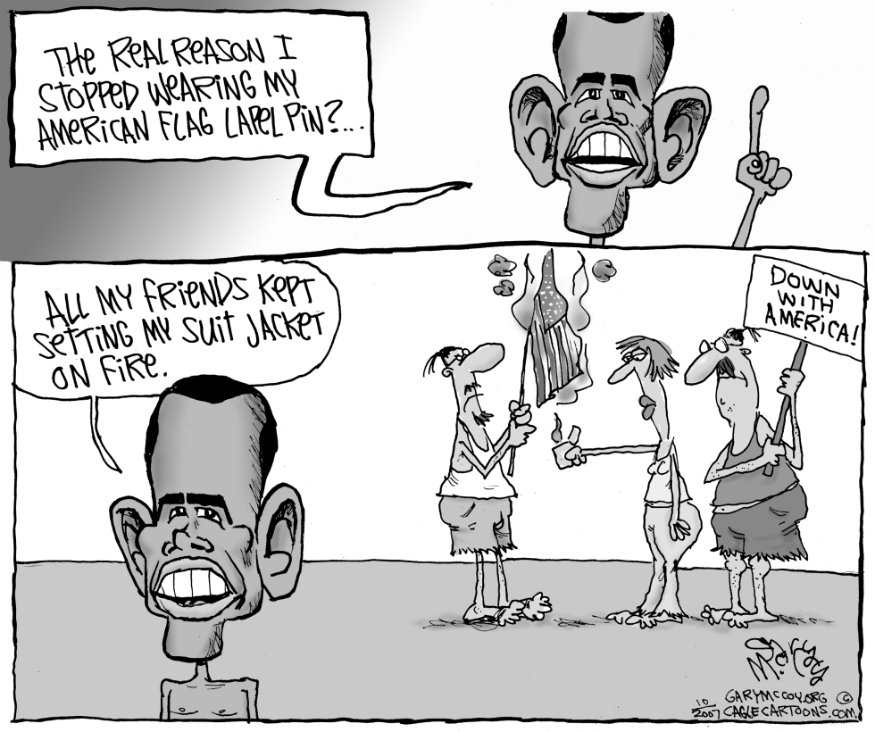 Obamas Missing Pin