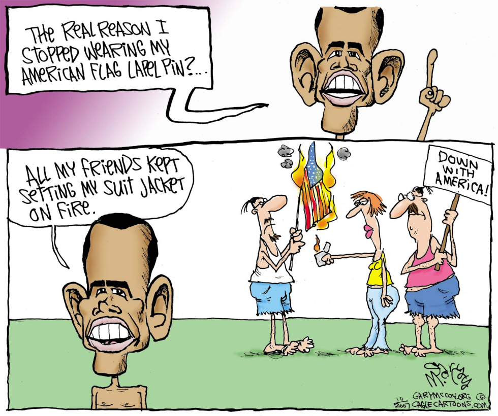  OBAMAS MISSING PIN by Gary McCoy