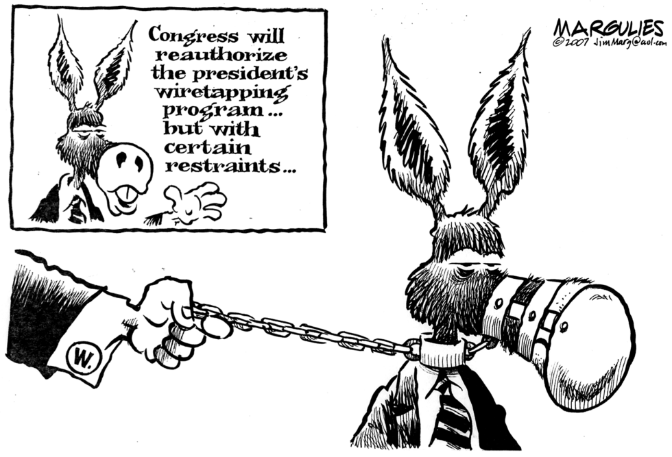 Congress reauthorizes wiretapping