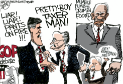 REPUBLICAN DEBATE  by Pat Bagley