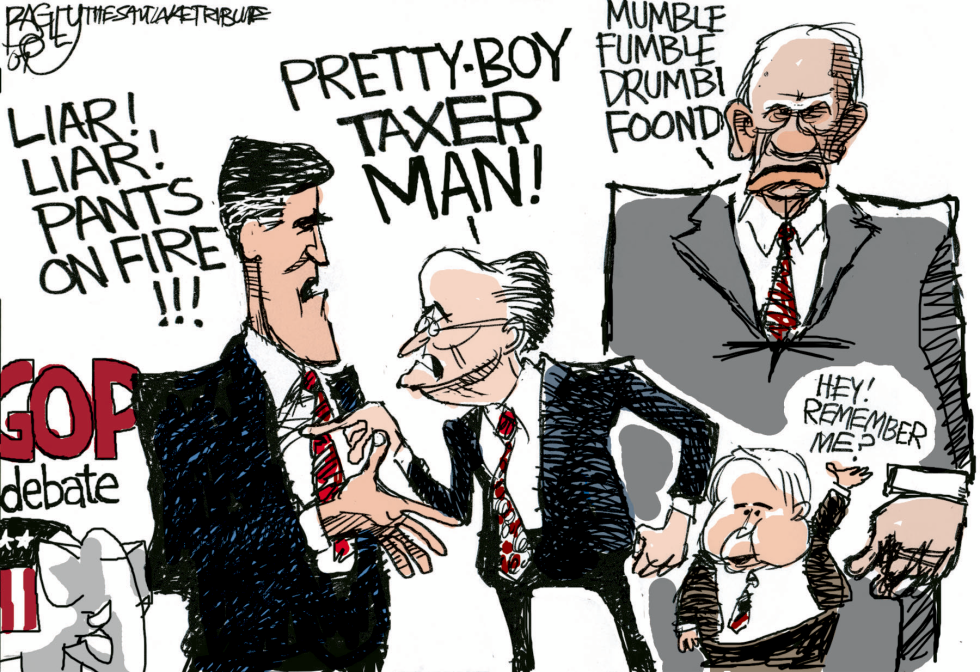  REPUBLICAN DEBATE by Pat Bagley