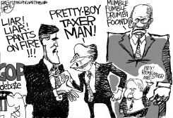 REPUBLICAN DEBATE by Pat Bagley