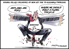 BOEING DELAYS BIG NEW JET by J.D. Crowe