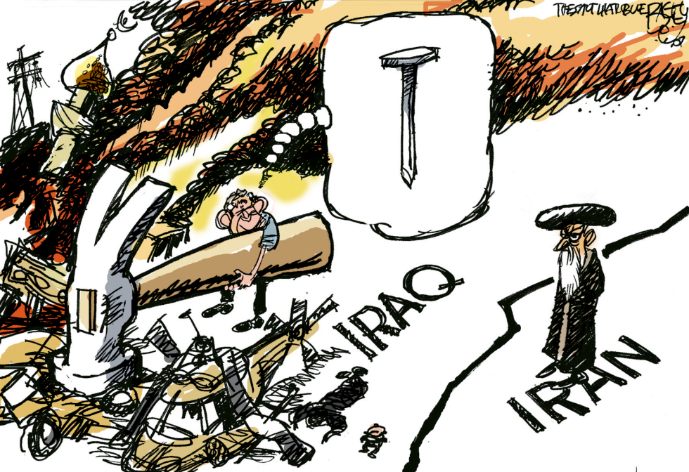  NAILING IRAN by Pat Bagley