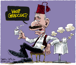 BUSH AND ARMENIA GENOCIDE by Daryl Cagle