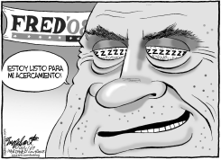 FRED THOMPSON by Bob Englehart