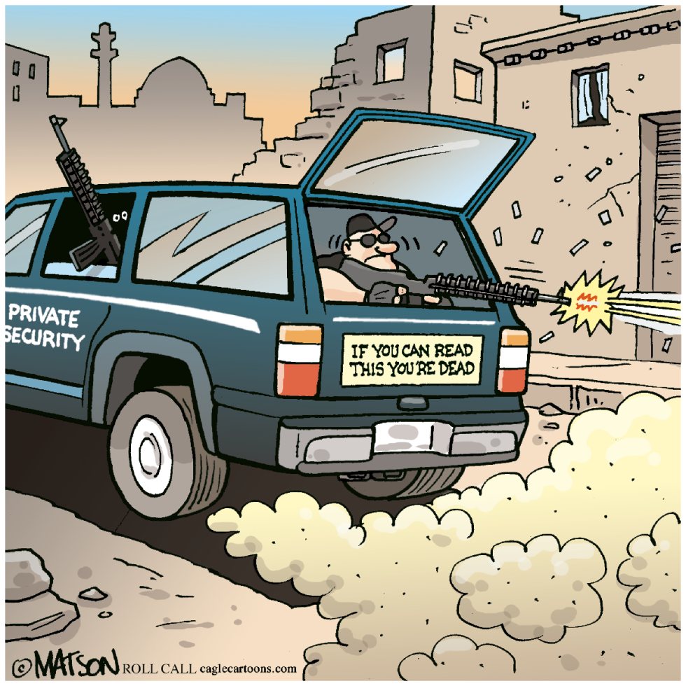 Private Security Contract With Iraq-COLOR