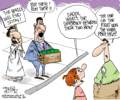 GORES NOBEL PEACE PRIZE  by Gary McCoy