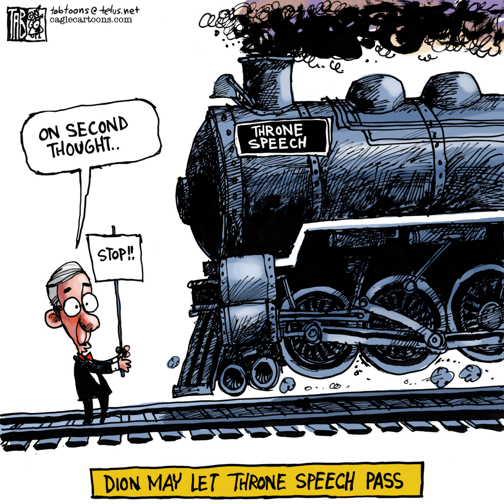 CANADA Throne speech may pass COLOUR