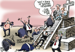 RELIGIOUS RIGHT  by Pat Bagley