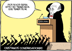 RUDY GIULIANI / by Bob Englehart