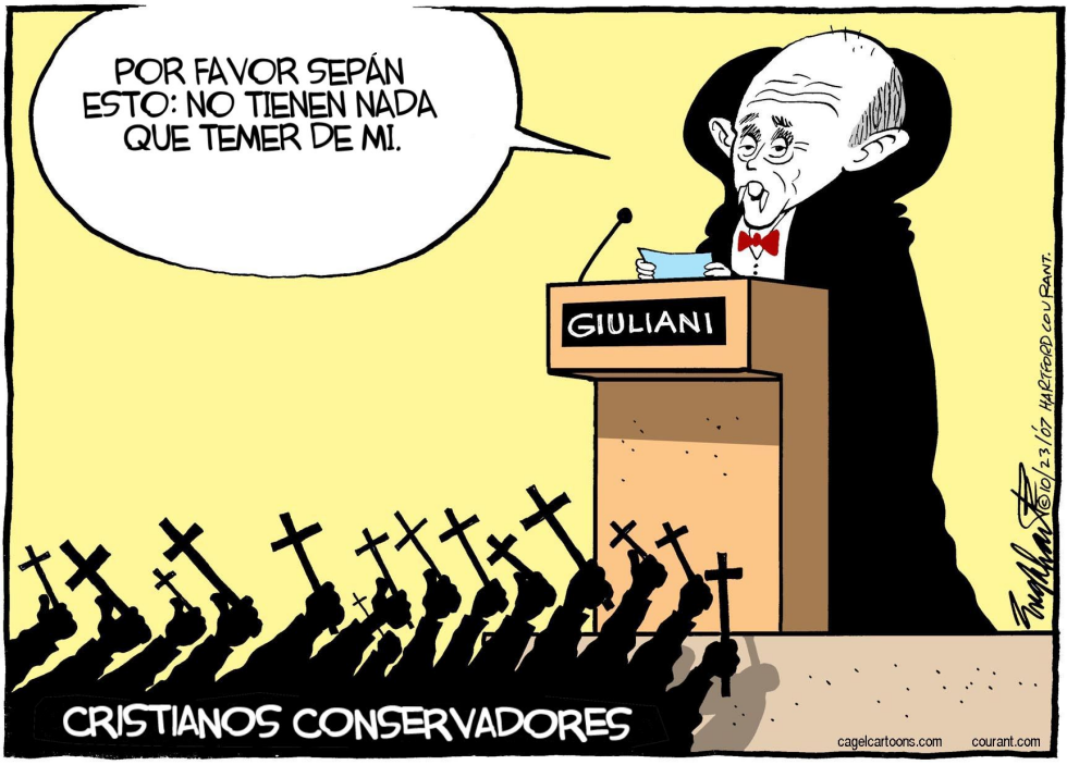  RUDY GIULIANI  by Bob Englehart