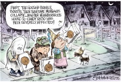 SLIM HALLOWEEN PICKINGS by Joe Heller