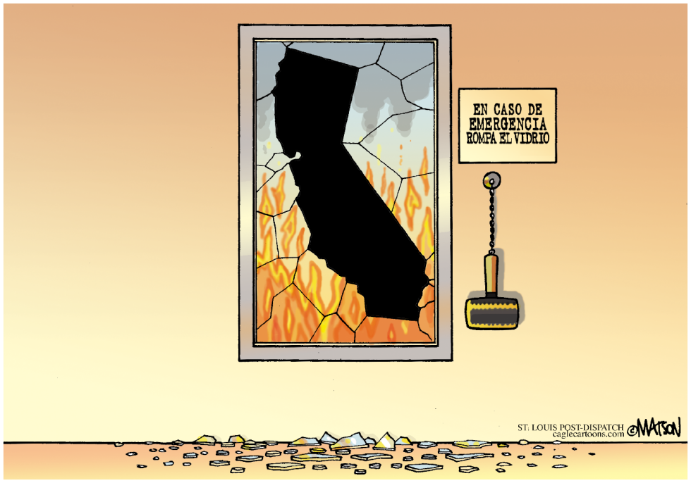 Incendios fuera de control en California / COLOR