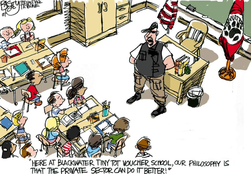  VOUCHER SCHOOLS by Pat Bagley