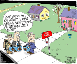 HALLOWEEN AT THE PRESS  by Gary McCoy