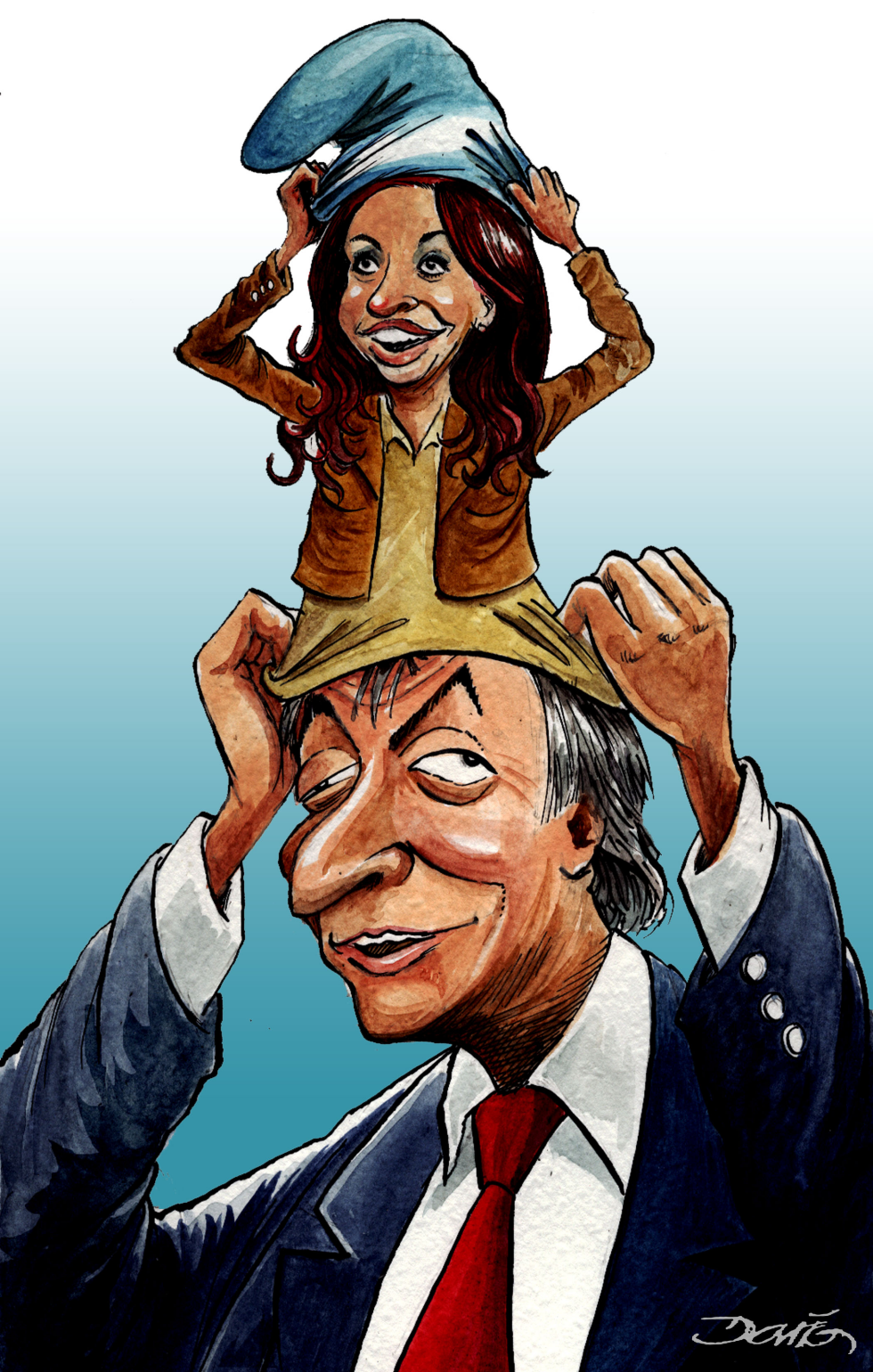 Argentine first lady claims victory in presidential election
