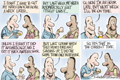 DAYLIGHT SAVINGS END by Joe Heller