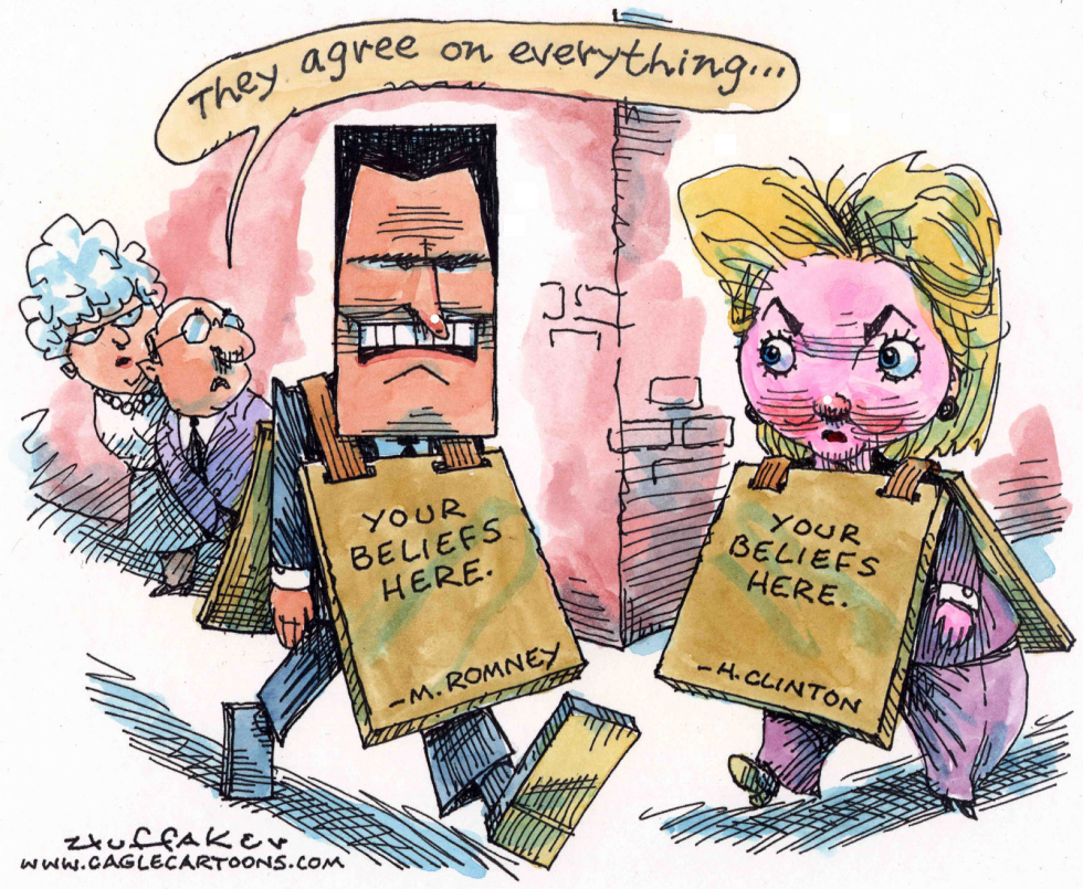 Romney and Hillary Agree COLOR