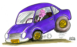 DOMINIQUE STRAUSS-KAHN'S NEW CAR -  by Christo Komarnitski