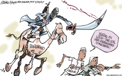 JANJAWEED ATTACKS  by Mike Keefe